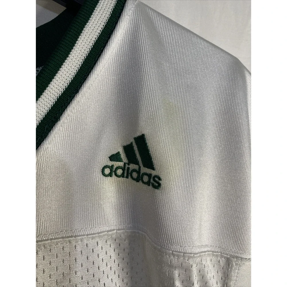 Adidas Football Jersey Mens 48 White Good MAC‎ Patch Number 59 Mesh V-Neck